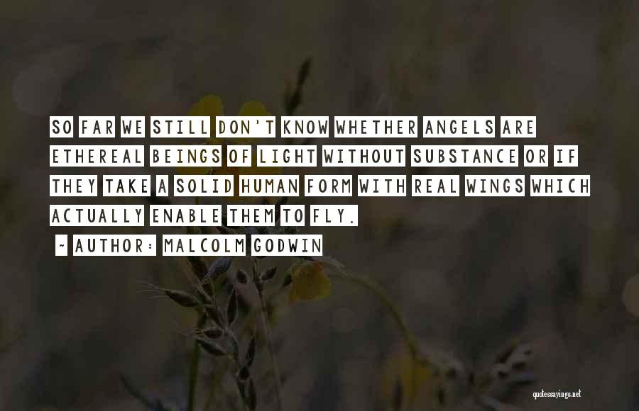 Angels Without Wings Quotes By Malcolm Godwin