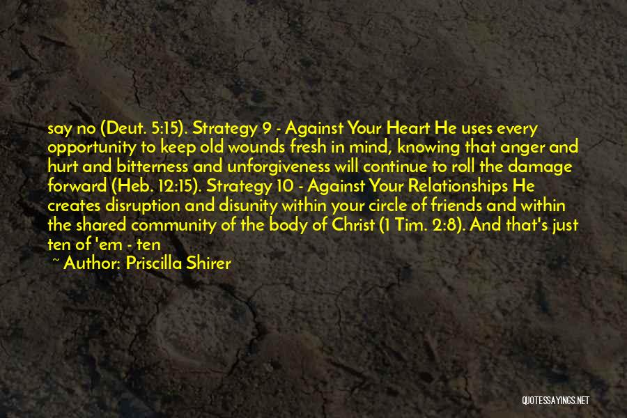 Anger And Bitterness Quotes By Priscilla Shirer