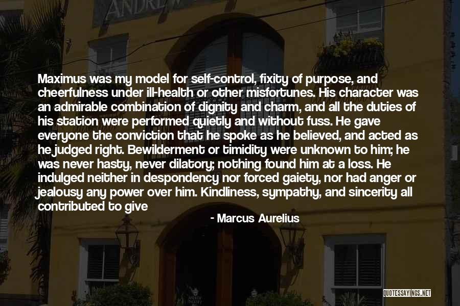 Anger And Control Quotes By Marcus Aurelius