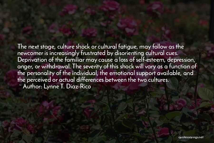 Anger And Depression Quotes By Lynne T. Diaz-Rico