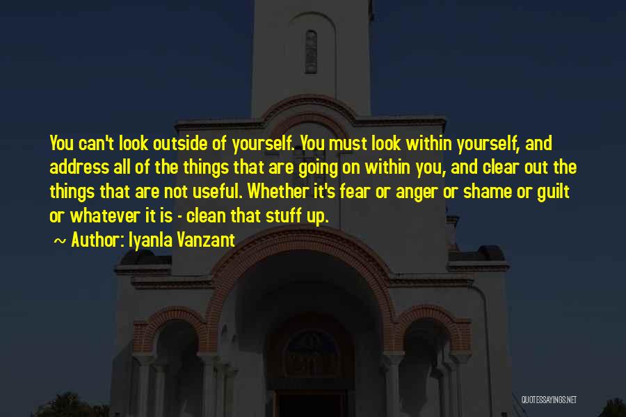 Anger And Fear Quotes By Iyanla Vanzant