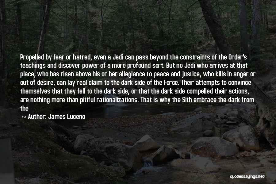 Anger And Fear Quotes By James Luceno