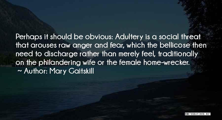 Anger And Fear Quotes By Mary Gaitskill