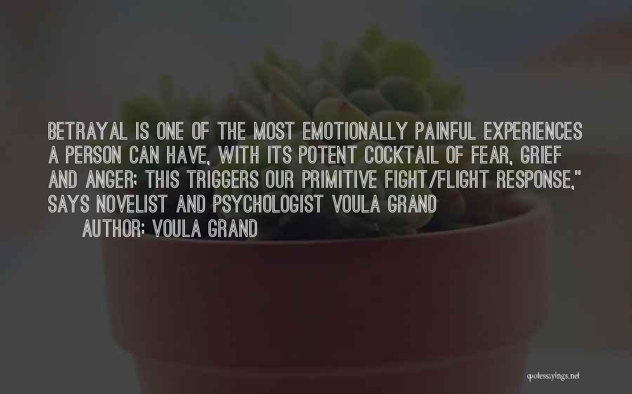 Anger And Fear Quotes By Voula Grand