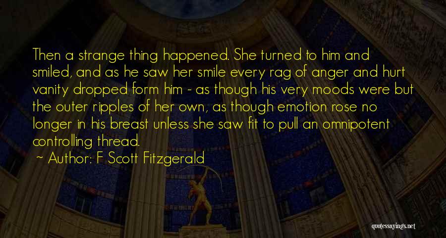 Anger And Hurt Quotes By F Scott Fitzgerald
