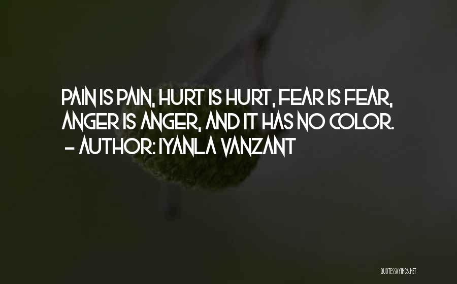 Anger And Hurt Quotes By Iyanla Vanzant