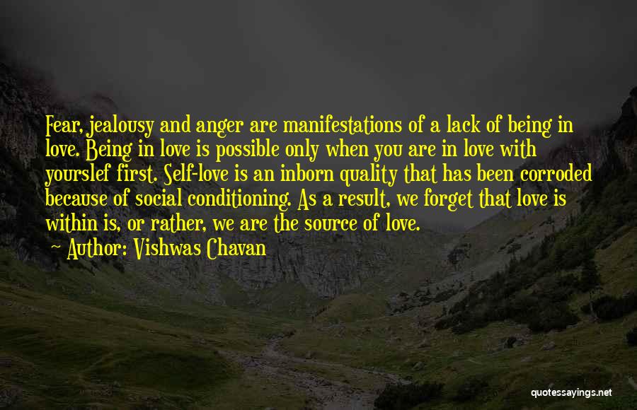 Anger And Jealousy Quotes By Vishwas Chavan