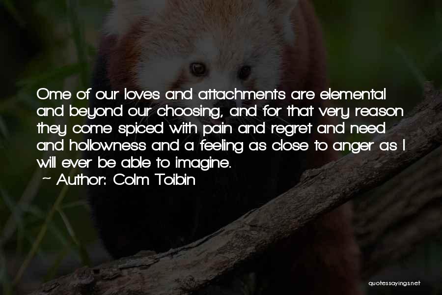 Anger And Pain Quotes By Colm Toibin