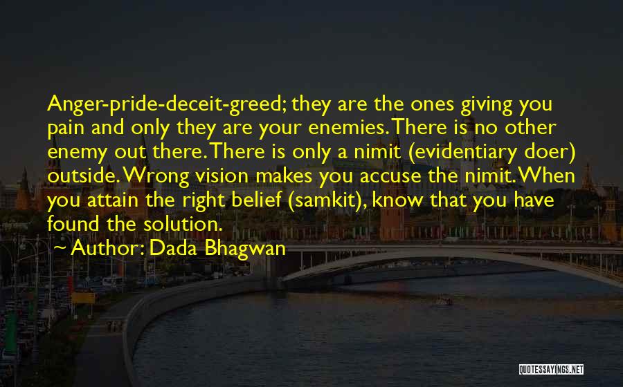 Anger And Pain Quotes By Dada Bhagwan