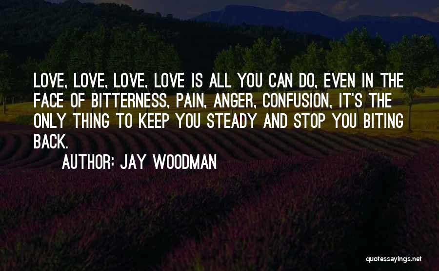 Anger And Pain Quotes By Jay Woodman