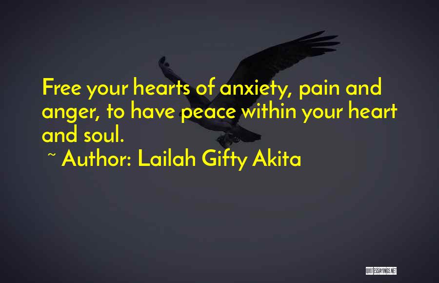 Anger And Pain Quotes By Lailah Gifty Akita