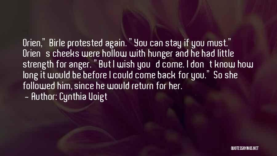 Anger And Quotes By Cynthia Voigt