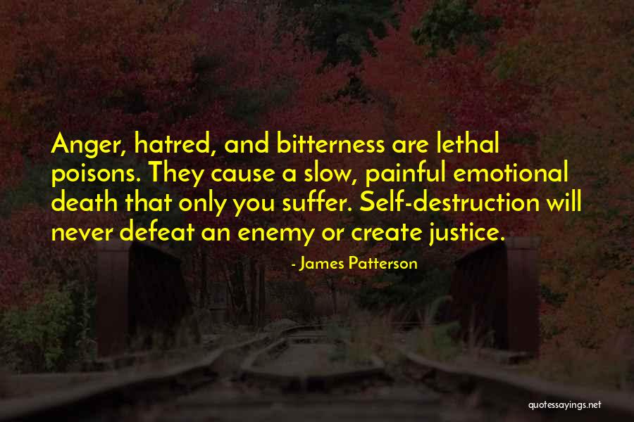 Anger And Self Destruction Quotes By James Patterson Anger And Self Destruction Quotes By James Patterson