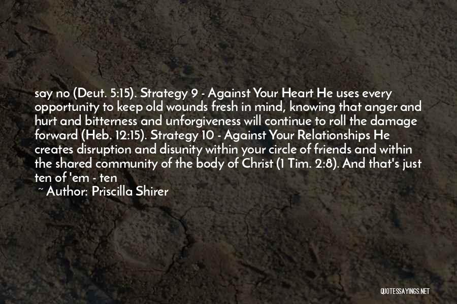 Anger In Relationships Quotes By Priscilla Shirer