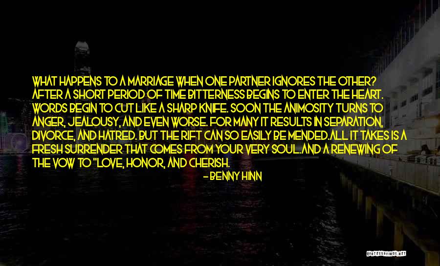 Anger In Your Heart Quotes By Benny Hinn Anger In Your Heart Quotes By Benny Hinn