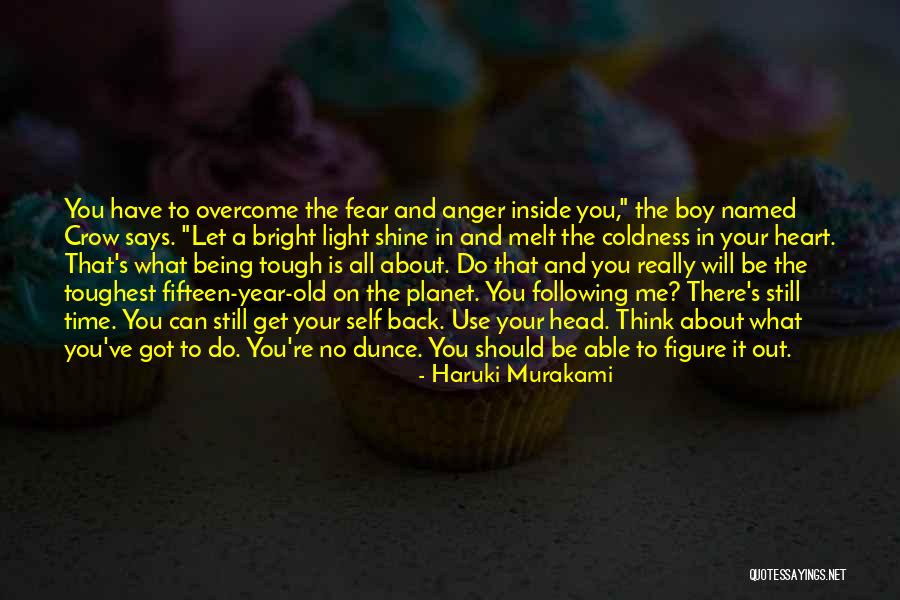 Anger In Your Heart Quotes By Haruki Murakami