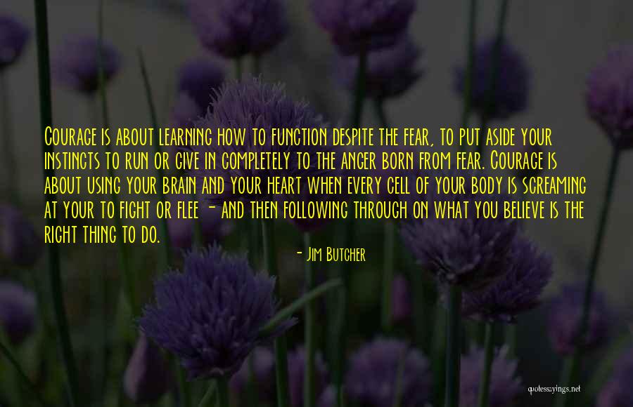 Anger In Your Heart Quotes By Jim Butcher Anger In Your Heart Quotes By Jim Butcher