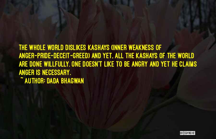 Anger Is Necessary Quotes By Dada Bhagwan