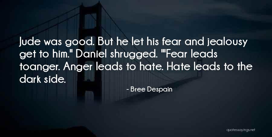 Anger Leads To The Dark Quotes By Bree Despain Anger Leads To The Dark Quotes By Bree Despain