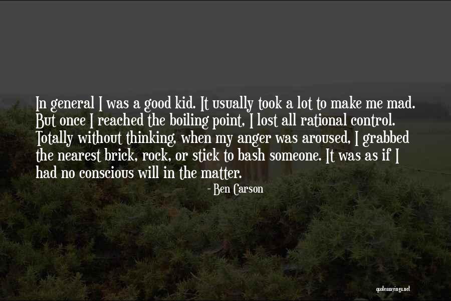 Anger Of Stick Quotes By Ben Carson Anger Of Stick Quotes By Ben Carson