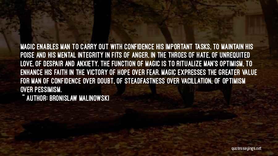 Anger Over Love Quotes By Bronislaw Malinowski
