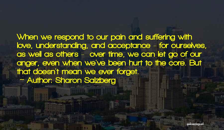 Anger Over Love Quotes By Sharon Salzberg