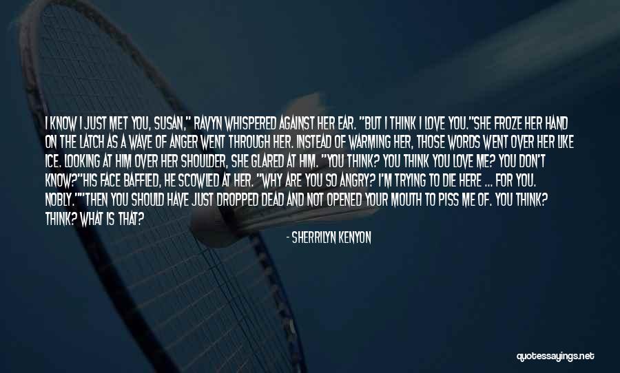 Anger Over Love Quotes By Sherrilyn Kenyon Anger Over Love Quotes By Sherrilyn Kenyon