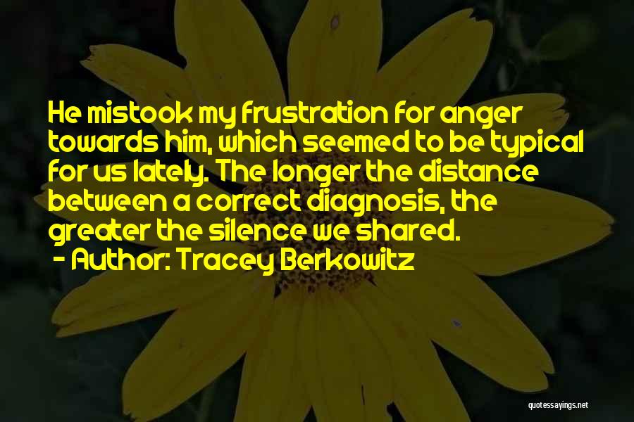 Anger Quotes By Tracey Berkowitz