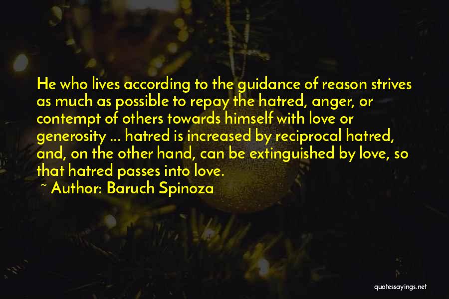 Anger Towards Someone Quotes By Baruch Spinoza