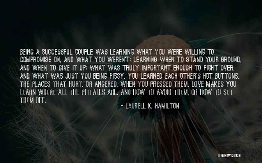 Angered Love Quotes By Laurell K. Hamilton