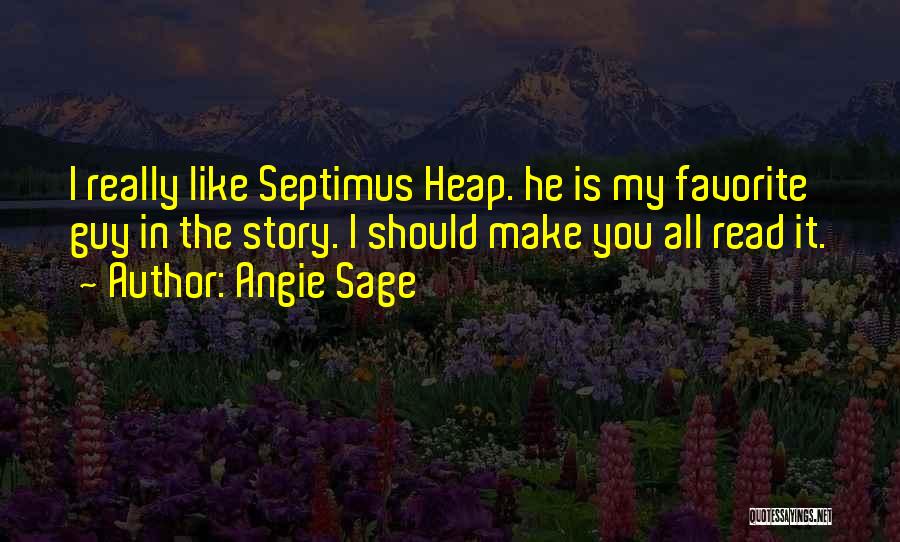 Angie Sage Quotes 807037