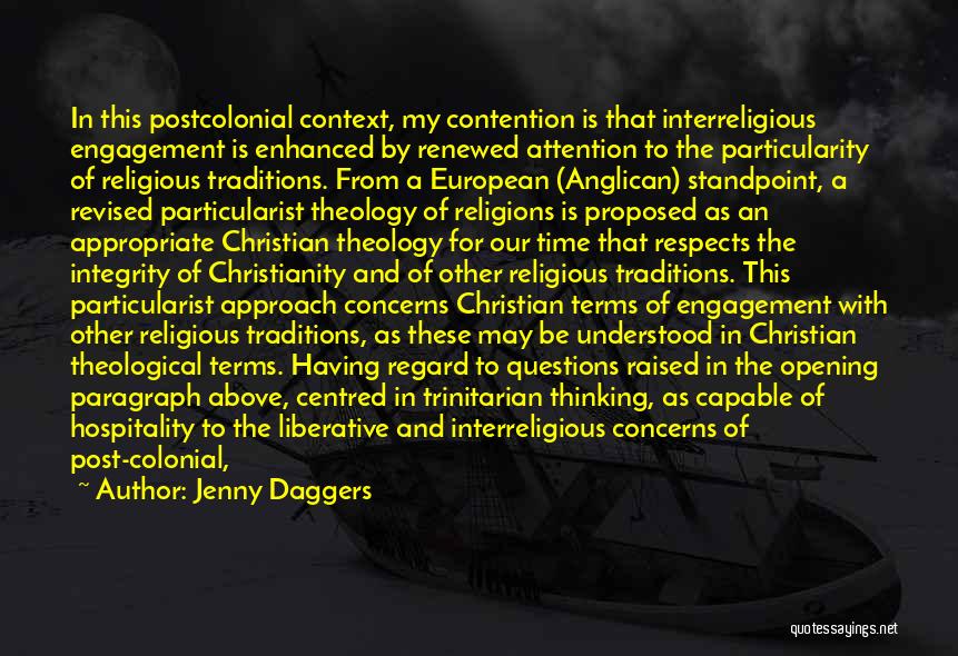 Anglican Quotes By Jenny Daggers