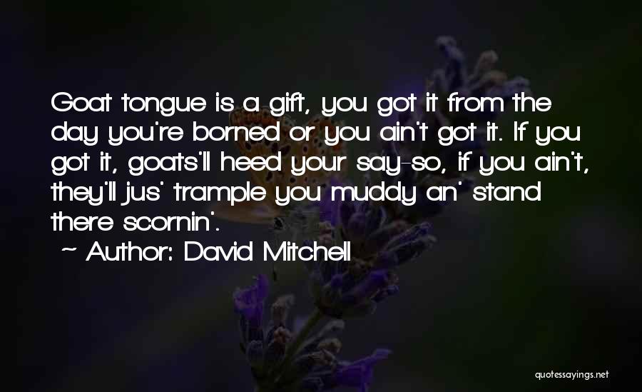 Angrisano Taste Quotes By David Mitchell
