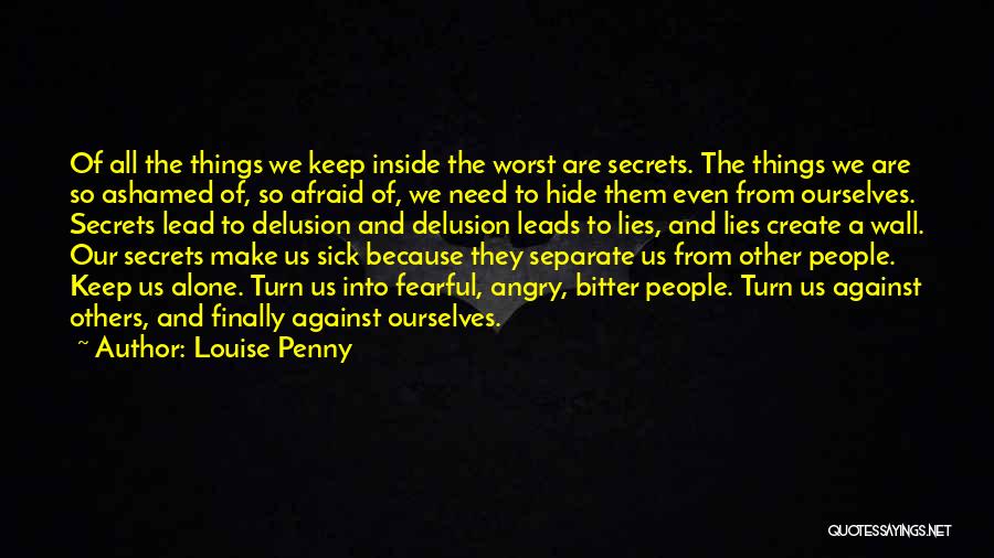 Angry And Bitter Quotes By Louise Penny