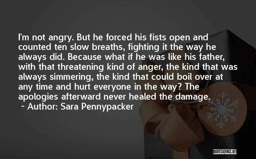 Angry And Hurt Quotes By Sara Pennypacker