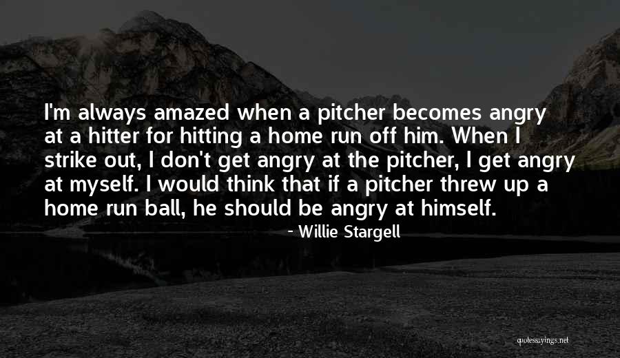 Angry At Myself Quotes By Willie Stargell Angry At Myself Quotes By Willie Stargell