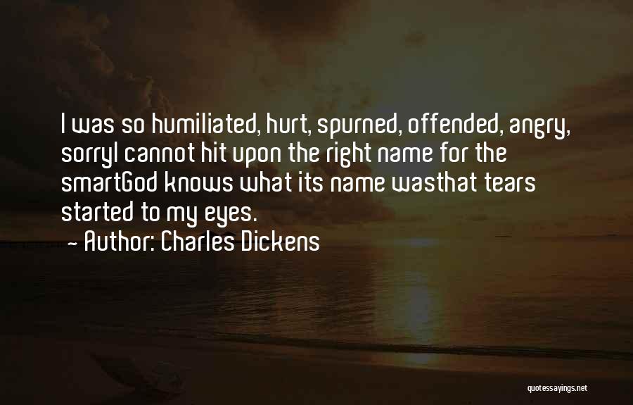 Angry Eyes Quotes By Charles Dickens
