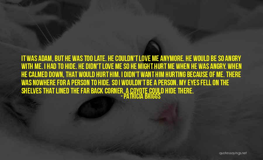 Angry Love Hurt Quotes By Patricia Briggs