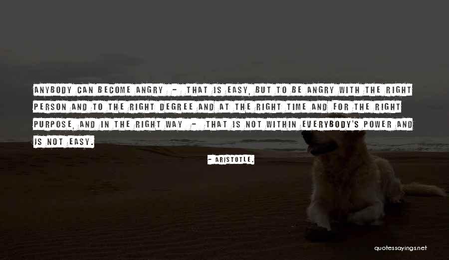 Angry Person Quotes By Aristotle.