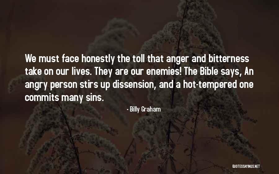 Angry Person Quotes By Billy Graham