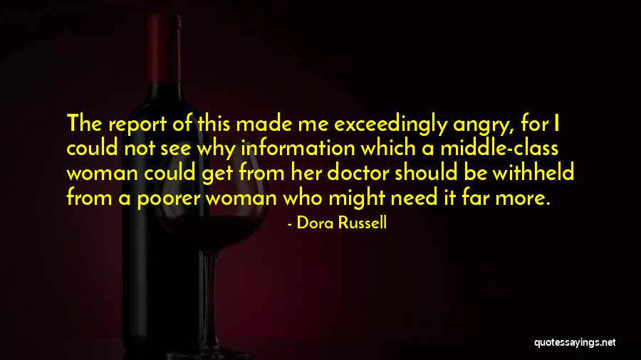 Angry Woman Quotes By Dora Russell Angry Woman Quotes By Dora Russell