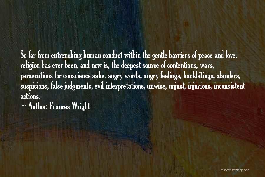 Angry Words Quotes By Frances Wright