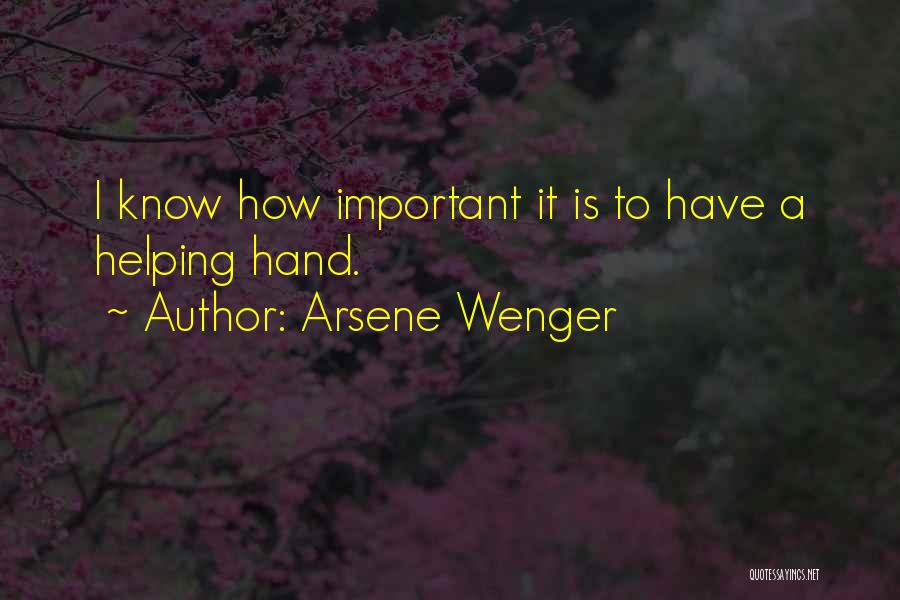 Angustifolia Quotes By Arsene Wenger