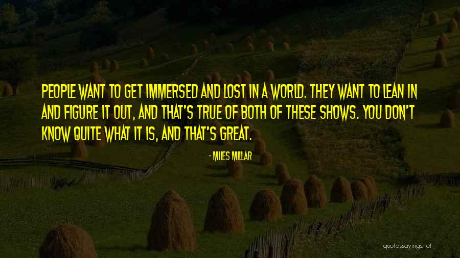 Animadoras Quotes By Miles Millar Animadoras Quotes By Miles Millar