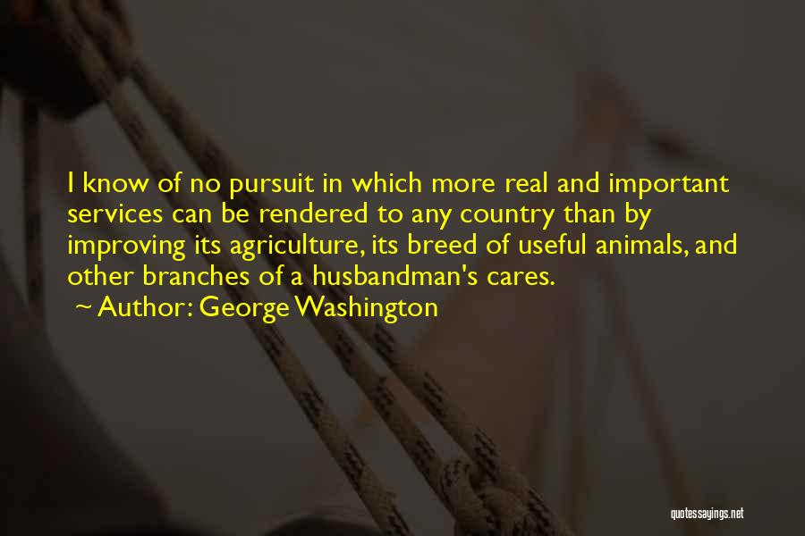 Animal Agriculture Quotes By George Washington