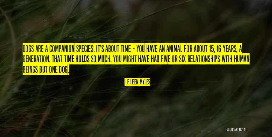 Animal And Human Relationships Quotes By Eileen Myles Animal And Human Relationships Quotes By Eileen Myles