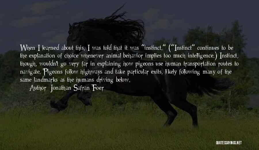 Animal And Humans Quotes By Jonathan Safran Foer