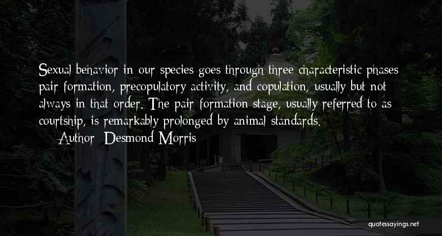 Animal Behavior Quotes By Desmond Morris