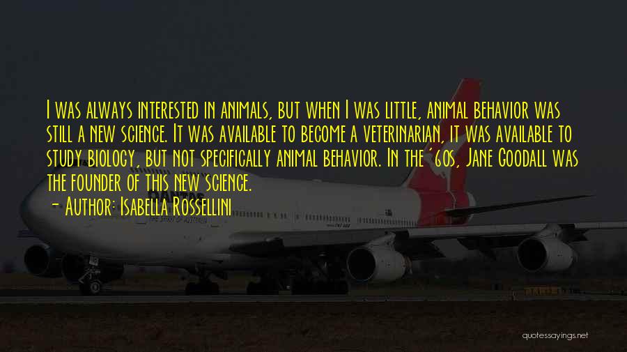 Animal Behavior Quotes By Isabella Rossellini