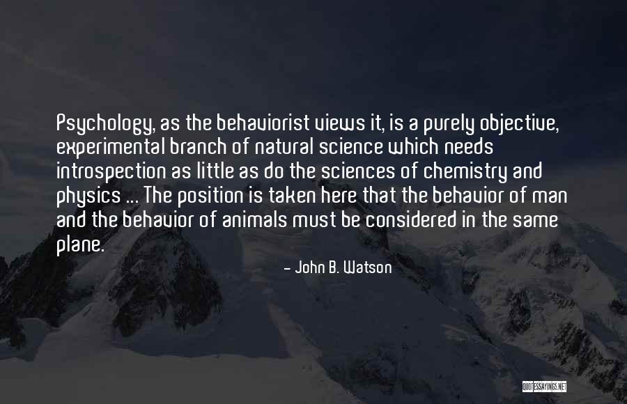 Animal Behavior Quotes By John B. Watson